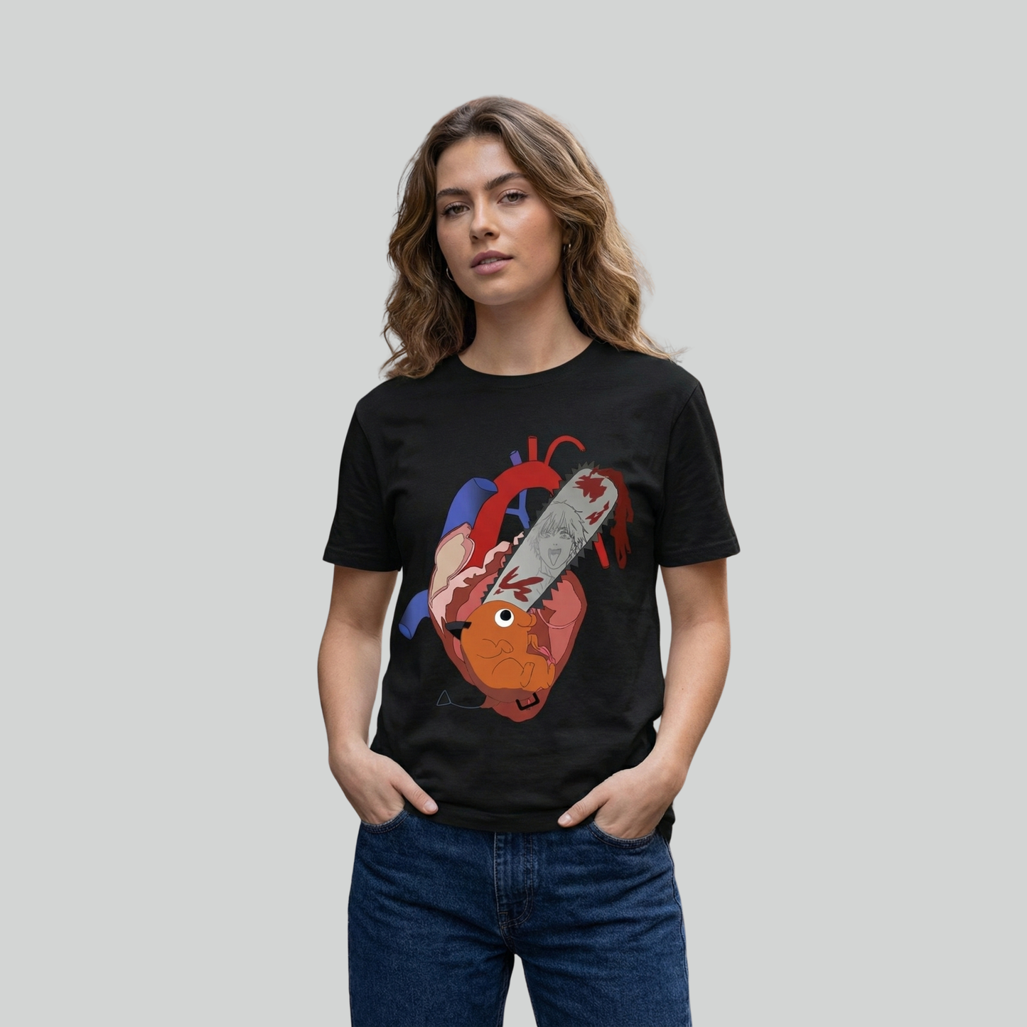 EshiMe's Chainsaw Man T-shirt