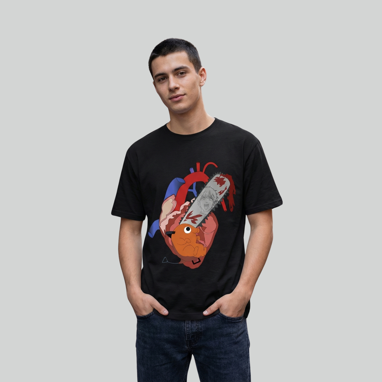 EshiMe's Chainsaw Man T-shirt